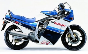 1985 GSXR750 Blue/White