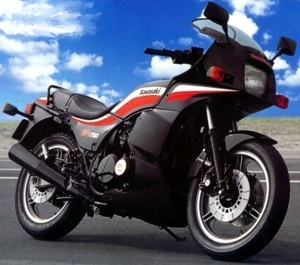 1985 Kawasaki GPz750 Black Bike GPz750F