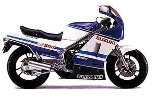 1985 RG500 Blue-White