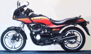 1986 1987 1988 GPz550 Black-Red-Orange 