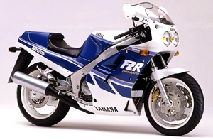 1988 FZR 1000 Blue/White