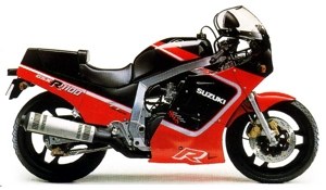 1987 GSXR1100 Red/Black