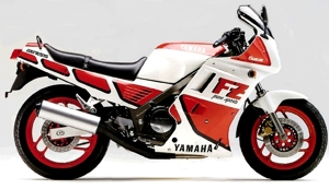 1987 FZ750 FZ700 Red White