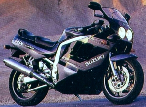 1989 GSXR1100 EU-CAD Black/Silver Model