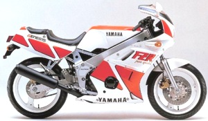 1989 FZR 400 Red/White