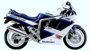 1990 GSXR1100 Blue/White