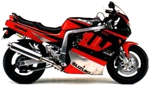 1991 GSXR1100 Black/Red Model