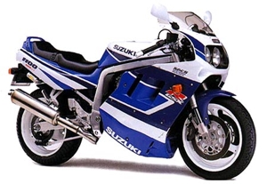 1991 GSXR1100 Blue/White